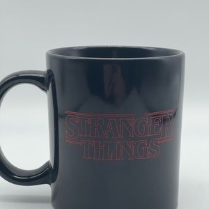 Stranger Things Netflix Friends Dont Lie Ceramic Black Coffee Mug